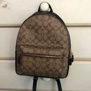 Brown Coach Backpack